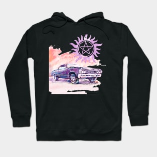 Supernatural Bright 67 Impala Hoodie
